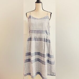 Like New Old Navy Whitewash Blue/white Striped Sundresses